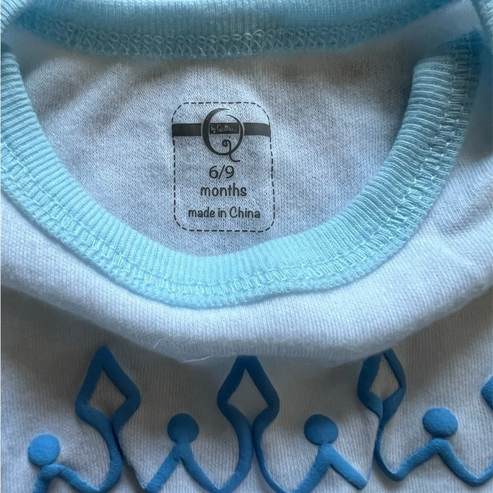 Baby Boy Blue Prince Themed Onesie Bundle | 6-9M NWOT